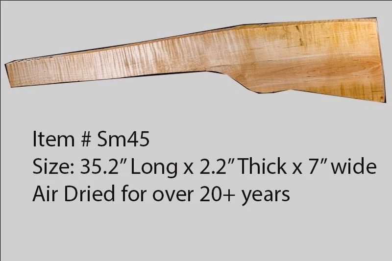 Sugar Maple Rifle Blank (#sm45)