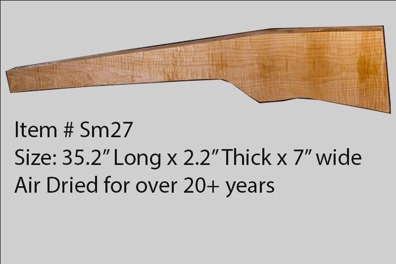 Sugar Maple Rifle Blank (#sm27)