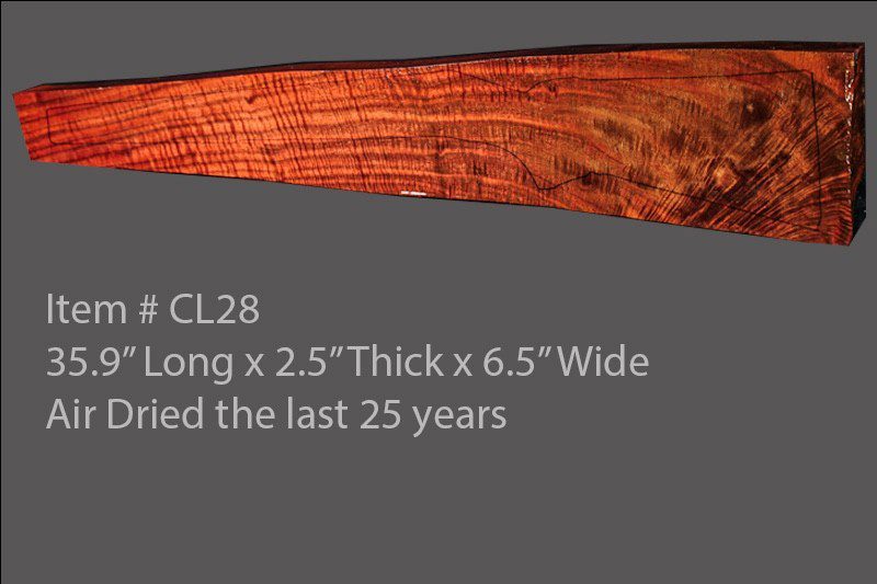 Claro Walnut Rifle Blank (#CL28)