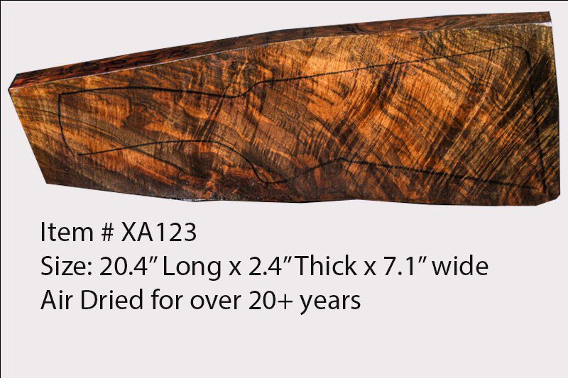 Turkish Walnut Shotgun Blank (#XA123)