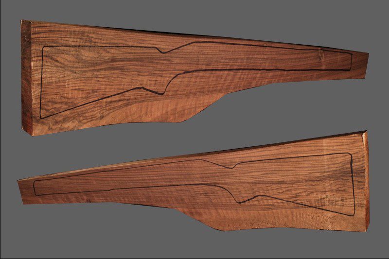 French Walnut Rifle Blank (#JA47)