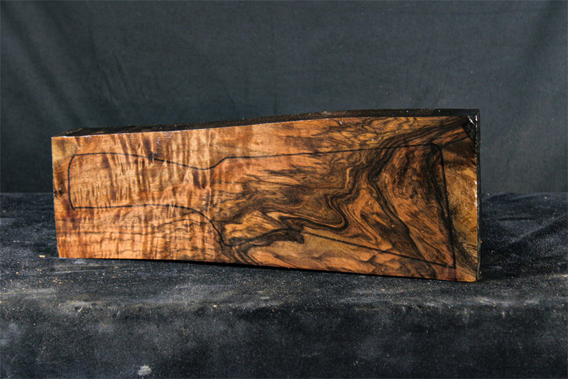 Turkish Walnut Shotgun blank (#hb86)