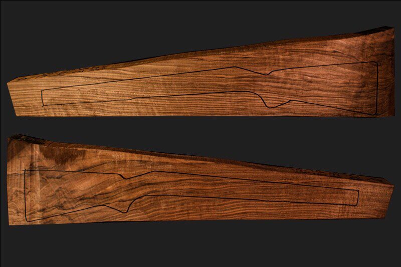 Turkish Walnut Rifle Blank (#JA20)