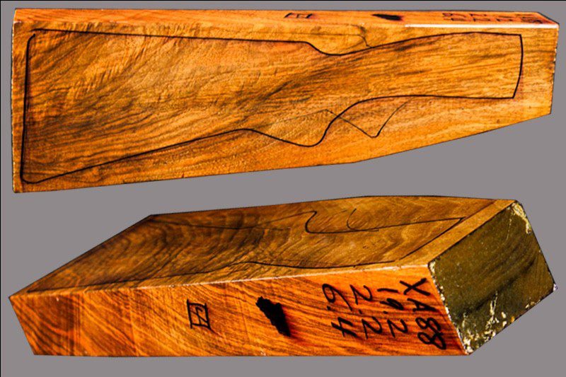 French Walnut Shotgun Blank (#XA88)
