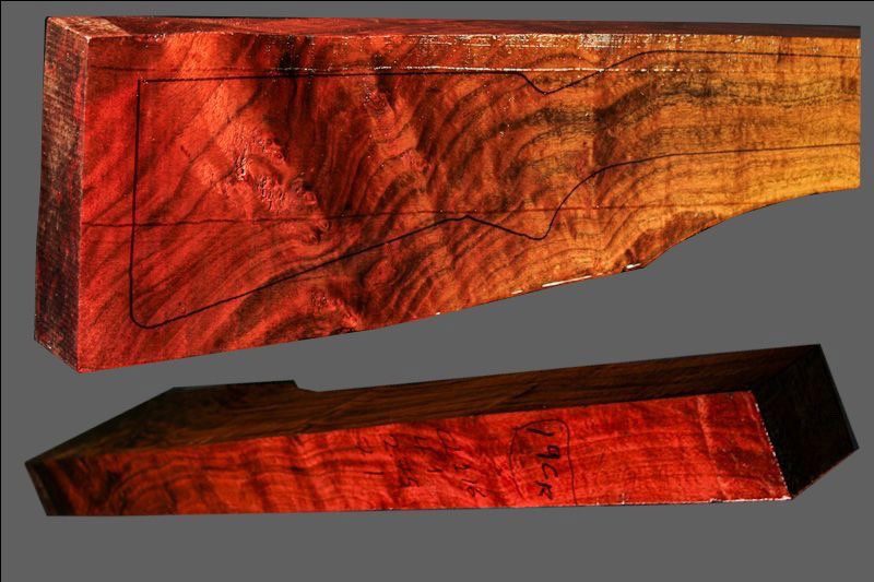 Claro Walnut Rifle Blank (#CL16)