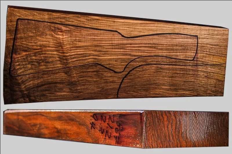 Turkish Walnut Shotgun Blank (#hb67)