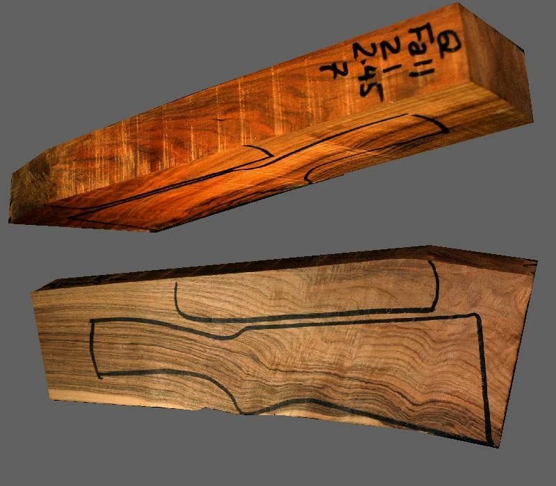 French Walnut Shotgun Blank (#FA11)