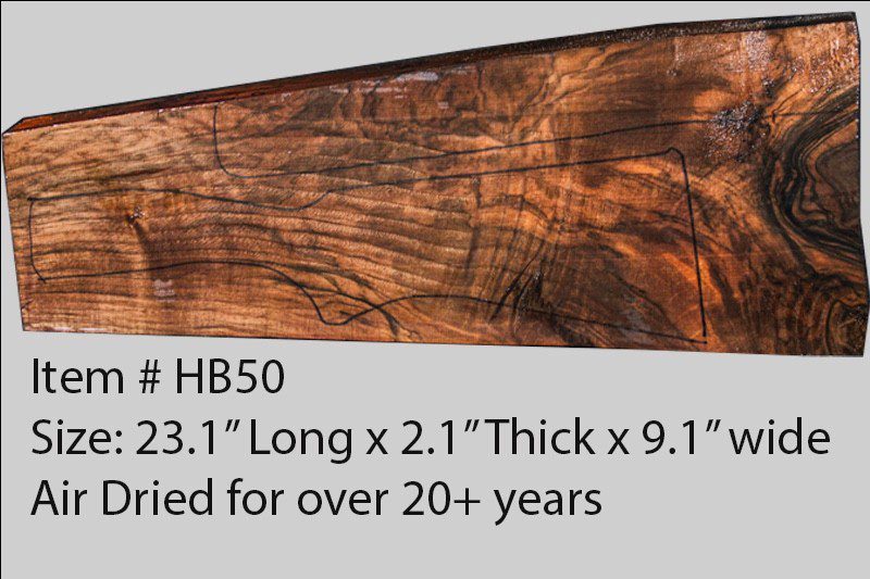 Turkish Walnut Shotgun Blank (#HB50)