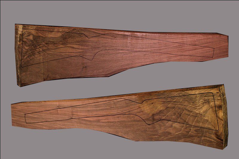 Turkish Walnut Rifle Blank (#JA109)