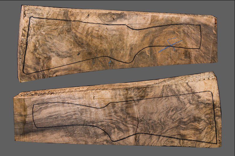 Turkish Walnut Shotgun Blank (#XA51)