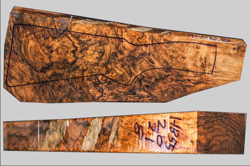 Turkish Walnut Shotgun Blank (#HB55)