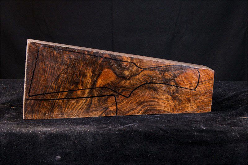 Turkish Walnut Shotgun Blank (#US105)
