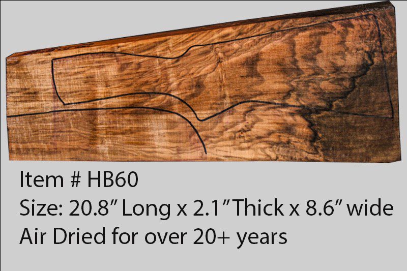 Turkish Walnut Shotgun Blank (#HB60)