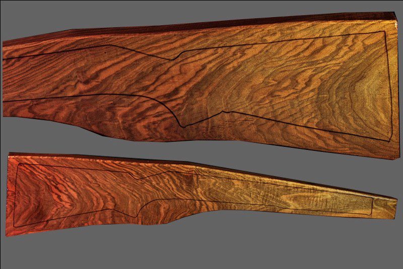 Turkish Walnut Rifle Blank (#XA2)