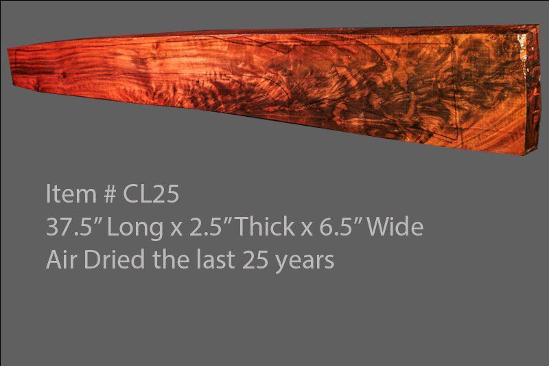 Claro Walnut Rifle Blank (#CL25)