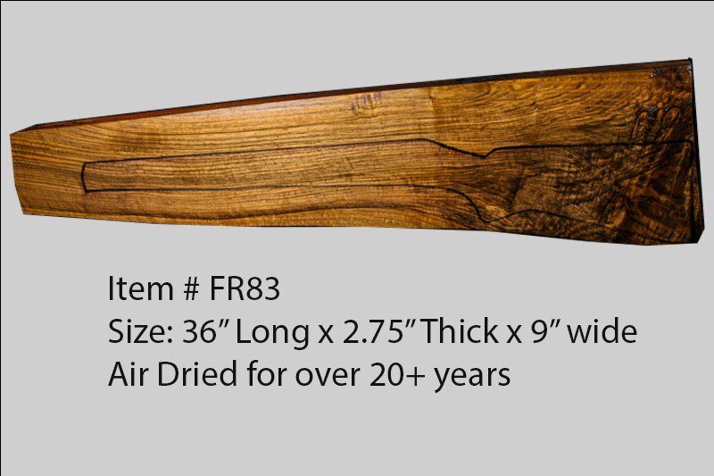 French Walnut Rifle Blank (#FR83)