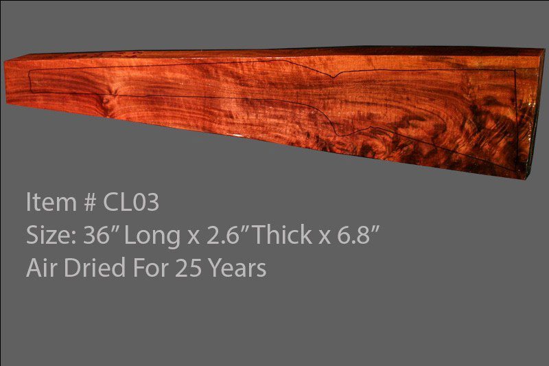 Claro Walnut Rifle Blank (#CL3)