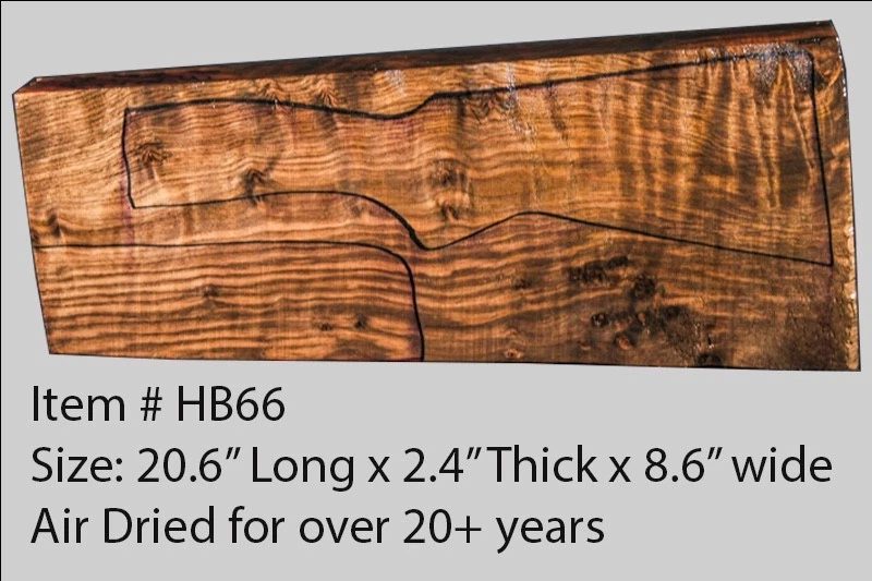 Turkish Walnut Shotgun Blank (#hb66)