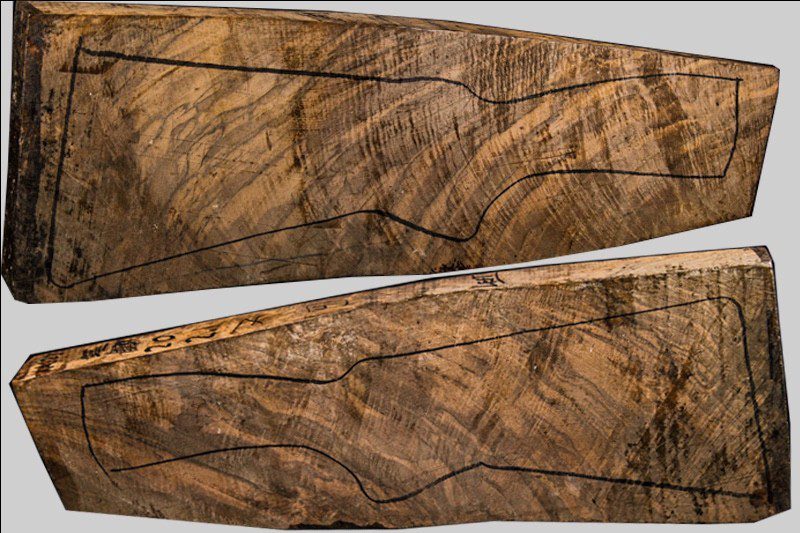 Turkish Walnut Shotgun Blank (#XA123)