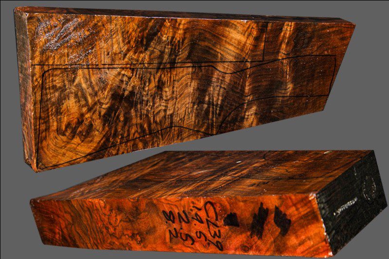 Exhibition Claro Walnut Shotgun Blank (#CL39)