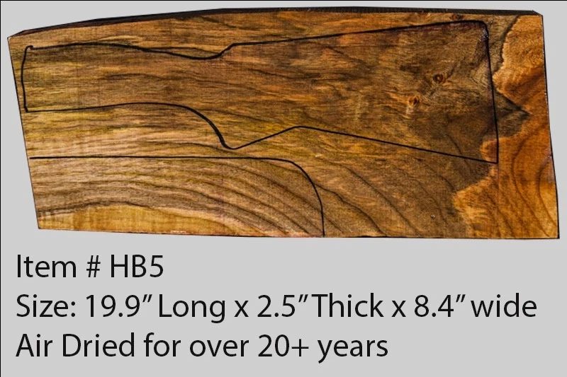 Turkish Walnut Shotgun Blank (#hb5)
