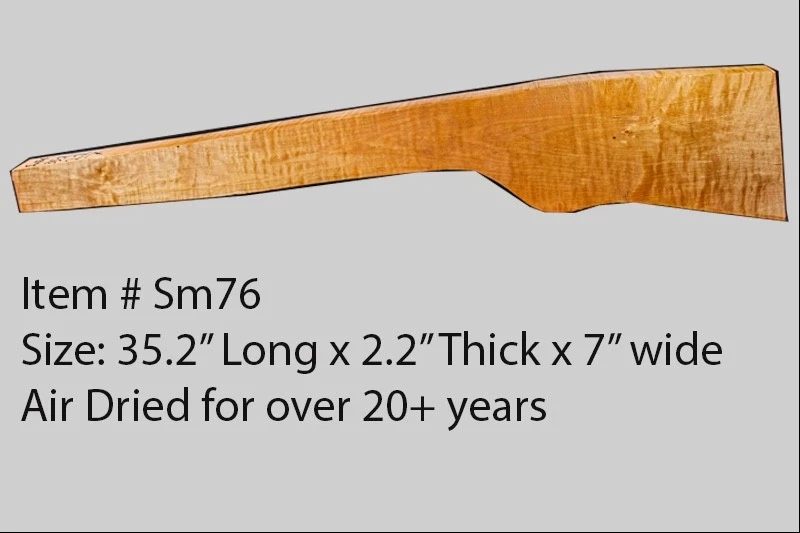 Sugar Maple Rifle Blank (#sm76)