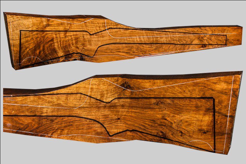 Turkish Walnut Rifle Blank (#LI30)
