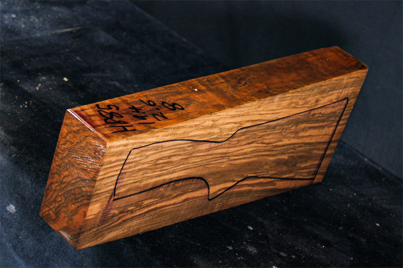 Turkish Walnut Shotgun Blank (#hb85)
