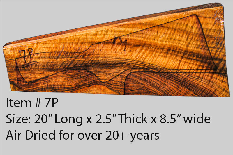 Turkish Walnut 2-Piece Blank (#7p)