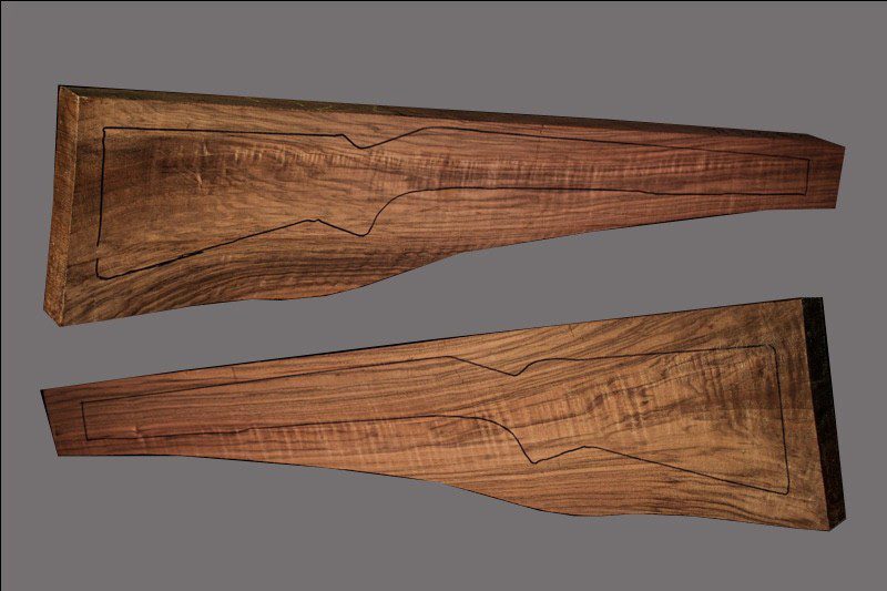 Turkish Walnut Rifle Blank (#JA91)