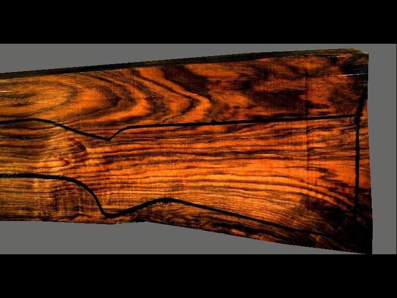 Turkish Walnut Rifle Blank (#MX64)