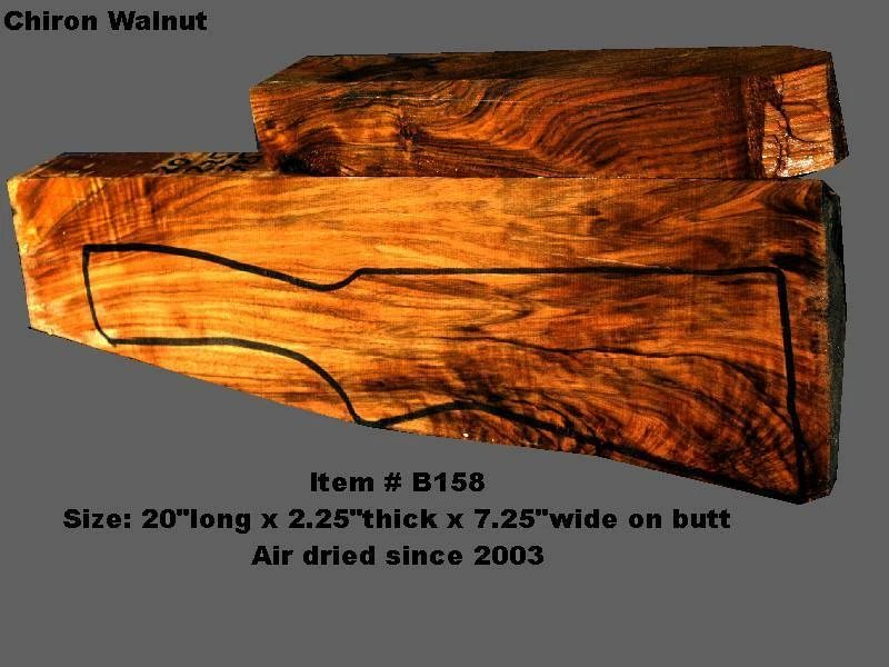 Turkish Walnut Shotgun Blank (#B158)
