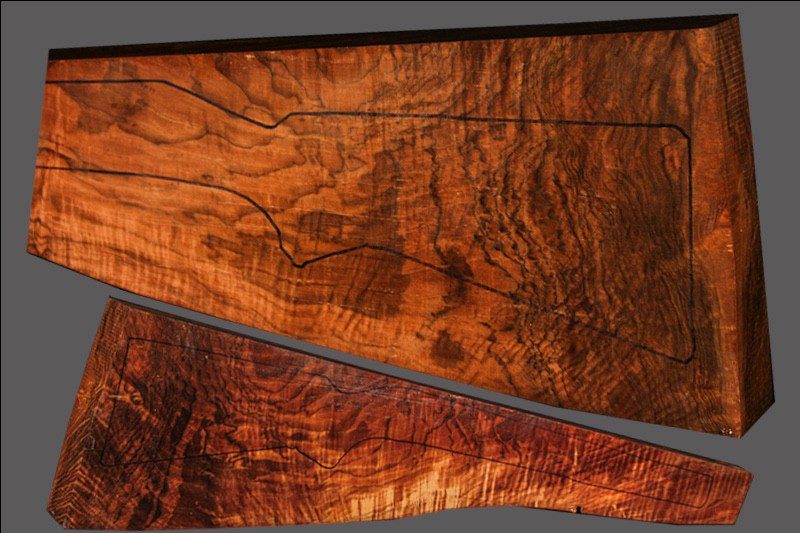 Turkish Walnut Rifle Blank (#JA78)