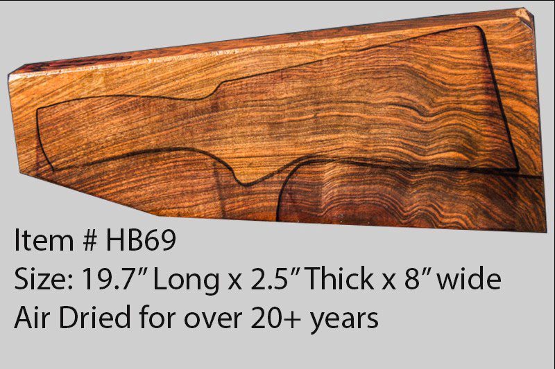 Turkish Walnut Shotgun Blank (#HB69)