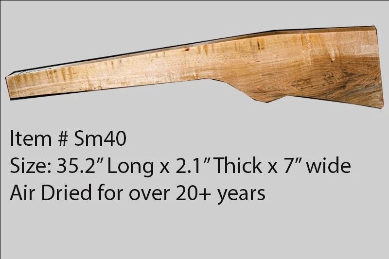 Sugar Maple Rifle Blank (#sm40)