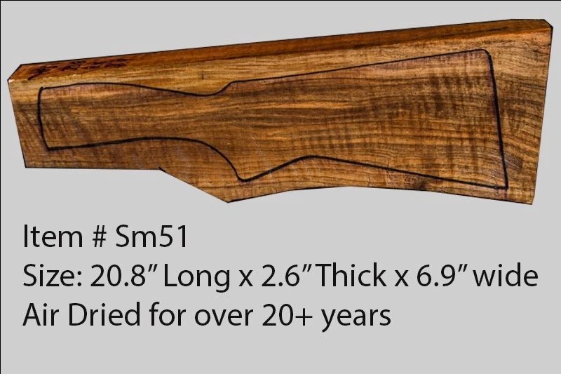 Turkish Walnut Shotgun Blank (#hb51)