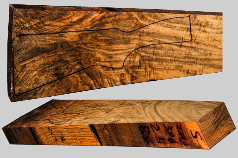 Turkish Walnut Shotgun Blank (#JA42)