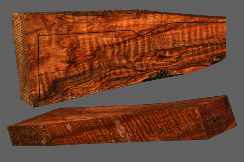 Turkish Walnut Rifle Blank (#JA72)