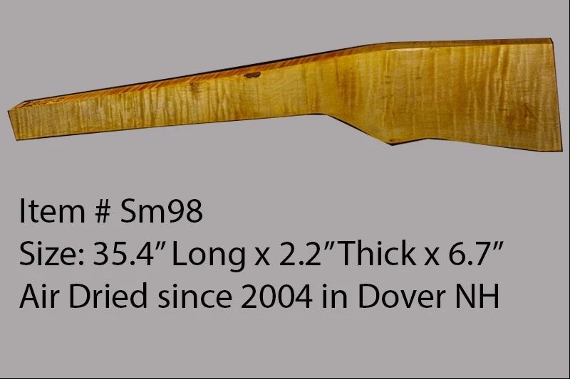 Sugar Maple Rifle Blank (#sm98)