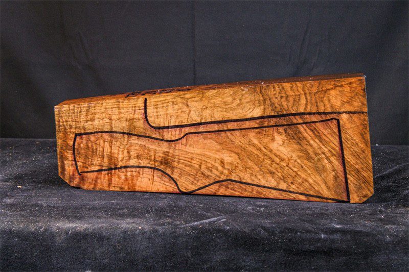Turkish Walnut Shotgun Blank (#TP50)