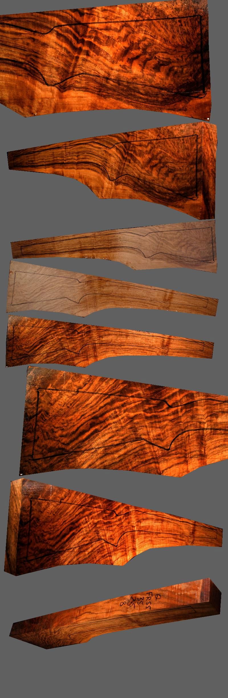 French Walnut Rifle Blank (#FR55)