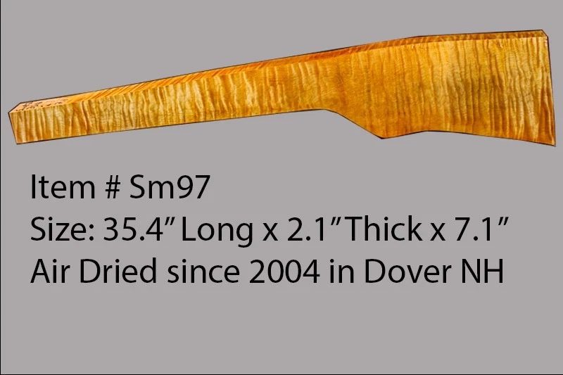 Sugar Maple Rifle Blank (#sm97)