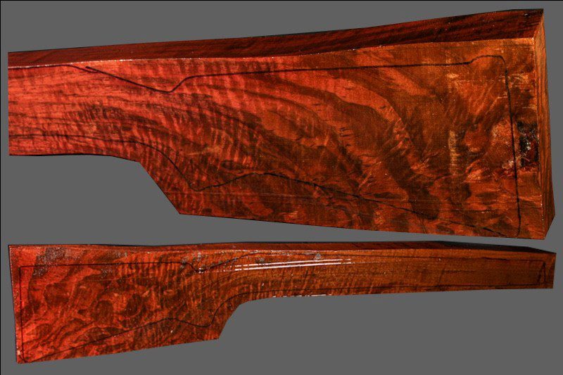 Claro Walnut Rifle Blank (#CL9)
