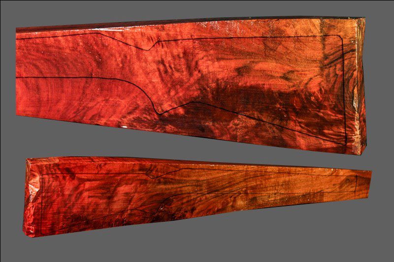 Claro Walnut Rifle Blank (#CL12)