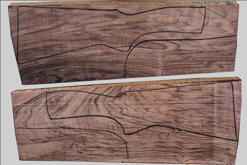 Turkish Walnut Shotgun Blank (#HB40)