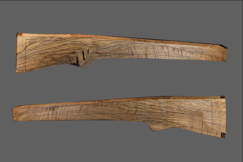 English Walnut Rifle Blank (#XA11)