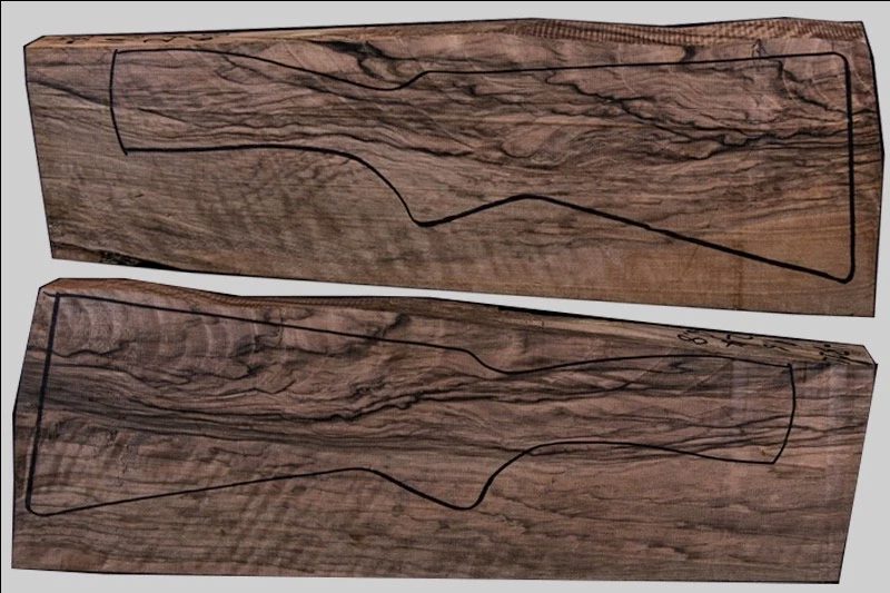 Turkish Walnut Shotgun Blank (#hb11)