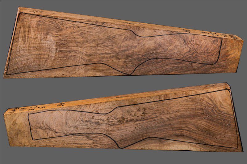 French Walnut Shotgun Blank (#XA48)
