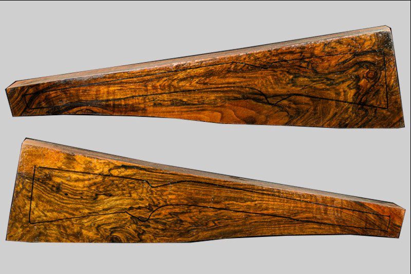 Exhibition Turkish Walnut Rifle Blank (#X414)
