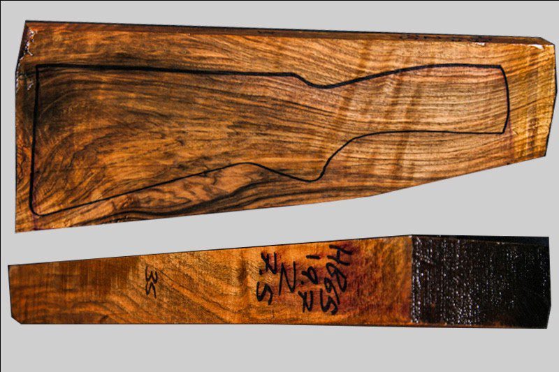 Turkish Walnut Shotgun Blank (#HB65)